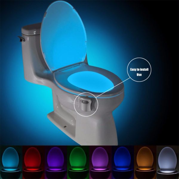 Smart Toilet Seat Motion Sensor Night Light