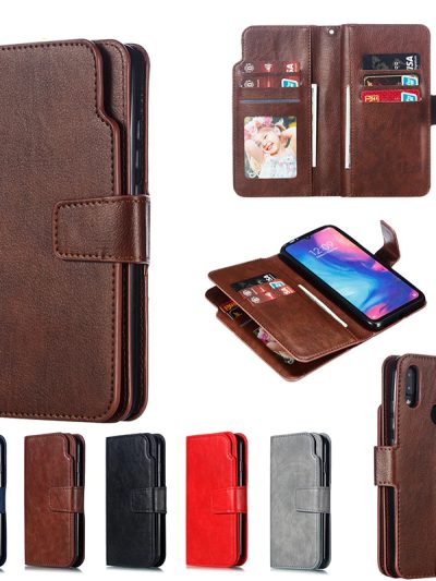 Leather Flip Wallet Case For Xiaomi Redmi