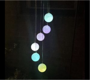 Solar Powered LED Wind Chimes photo review