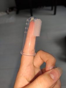 Soft Finger Pet Toothbrush photo review