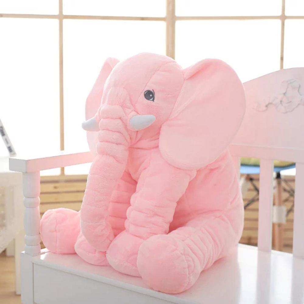 40/60cm Infant Plush Elephant Soft Appease Elephant Playmate Calm Doll Baby Toy Elephant Pillow Plush Toys Stuffed Doll