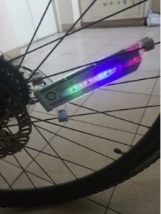 Bicycle Wheel Flashing Light photo review