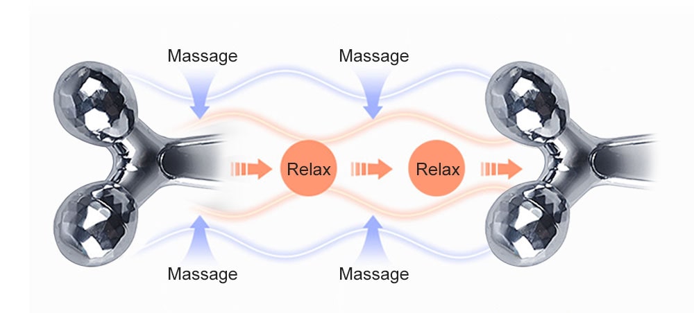 Y-Shaped Roller Massager